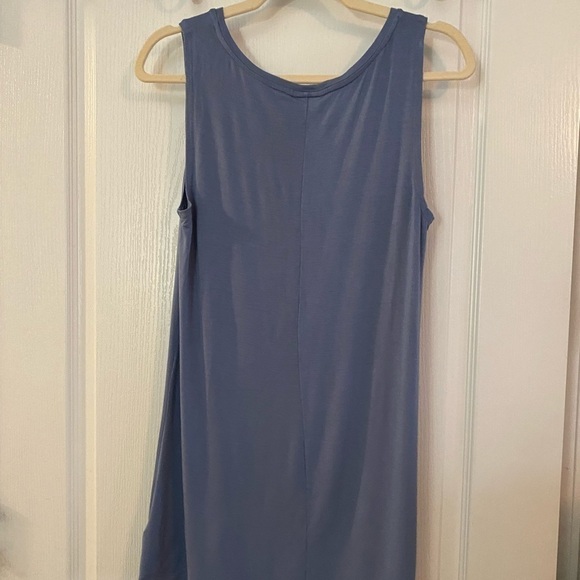 LOGO layers blue sleeveless tank top tunic Sz S - Picture 2 of 8